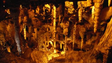 Een druipsteengrot in Rübeland